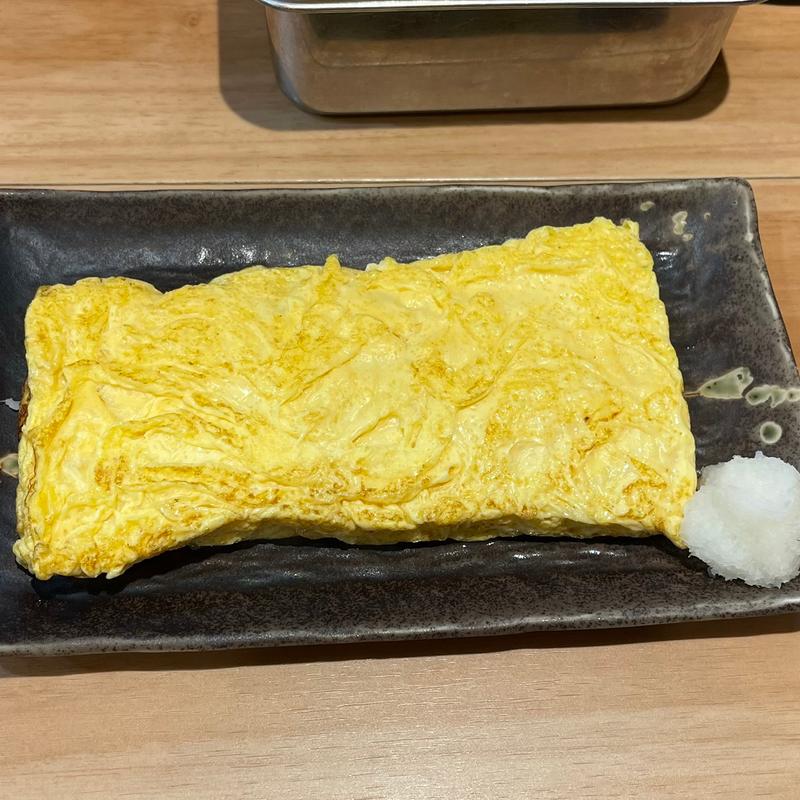 ぷるぷる出汁だし巻き(大衆串かつ酒場なかむら 福島店)