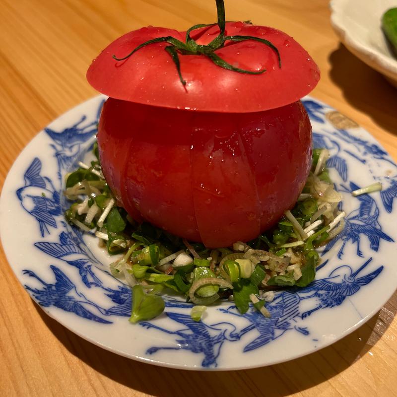 冷やしトマトのサラダ(広島焼 メープル)