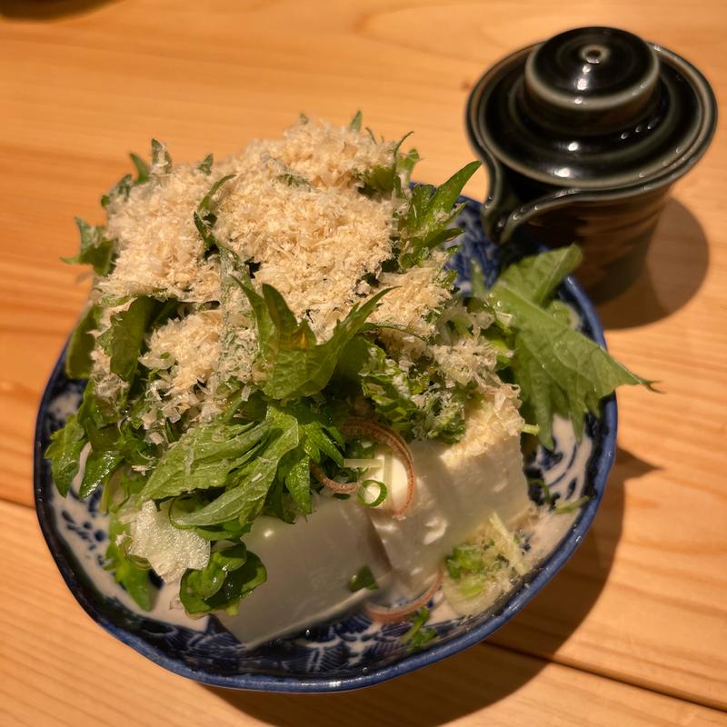 薬味たっぷり冷奴(広島焼 メープル)