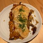 明太チーズの広島焼き