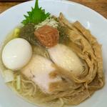梅塩拉麺＋味玉＋穂先メンマ