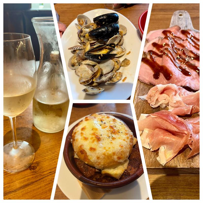 ジョリパ飲みセット(デキャンタ＋前菜3品)(ジョリーパスタ　福岡中尾店)