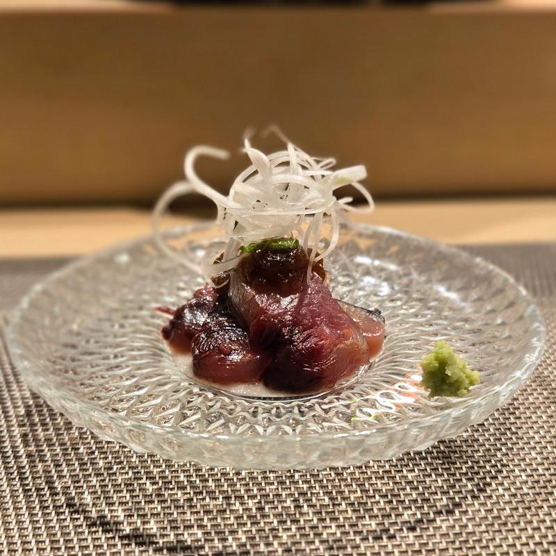 高知 初かつお 長芋トロロ(鮨 大和)