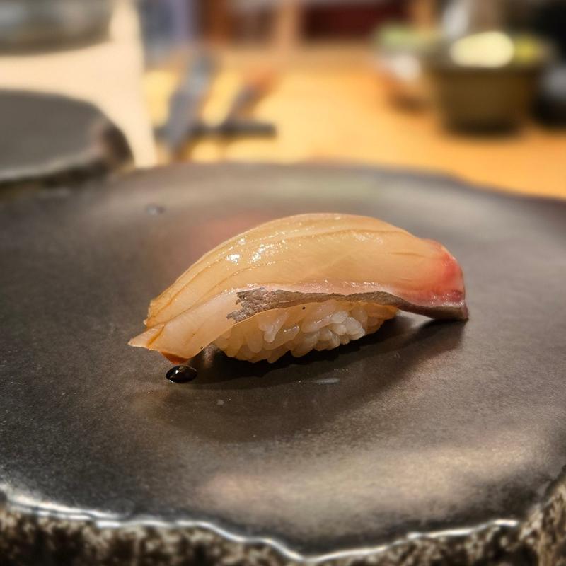 徳島 シマアジ(鮨 大和)