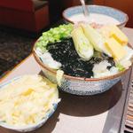 イカ墨もんじゃ（チーズトッピング）(月島もんじゃ もへじ 広島駅)