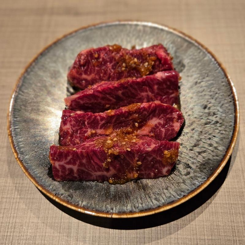 三日月名物特選和牛三角ハラミ タレ(北新地 三日月)