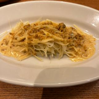 ウニとジャガイモ