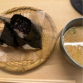 豚汁のセット