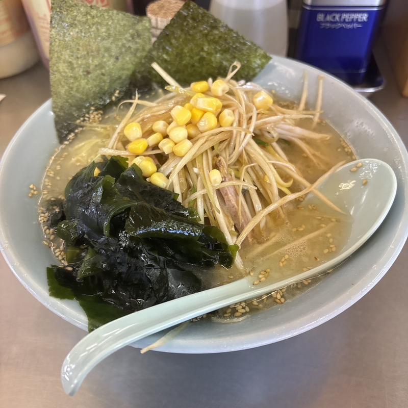 塩ネギラーメン　ワカメトッピング(ラーメンショップ 野田店 )