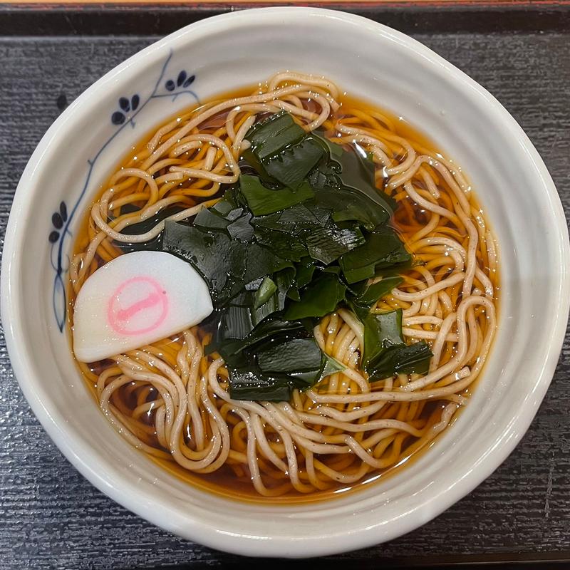 三陸産わかめそば(そばいち ペリエ千葉店)