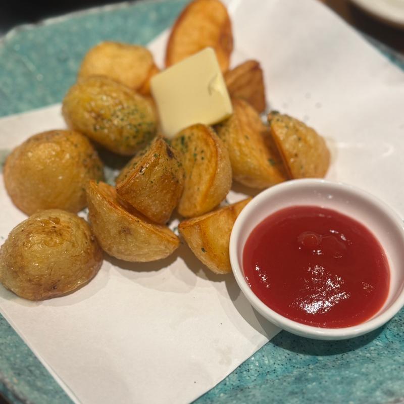 新じゃがのフライドポテト(目黒魚金)