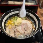 塩バターコーンラーメン ハーフサイズ(札幌ラーメン 雪あかり 新千歳空港店)