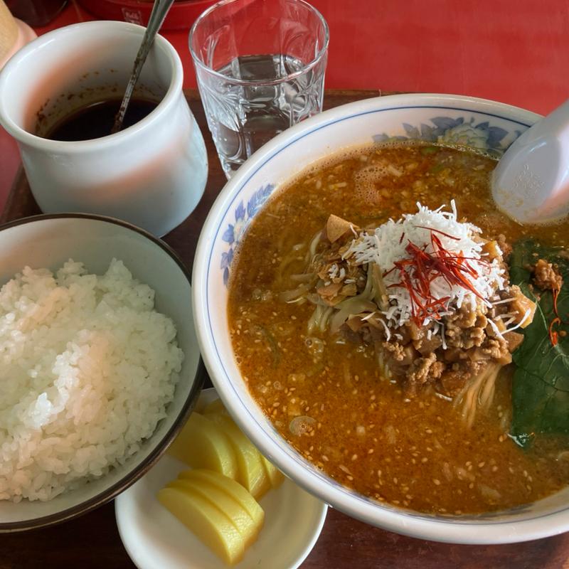 担々麺半ライス(廬山)