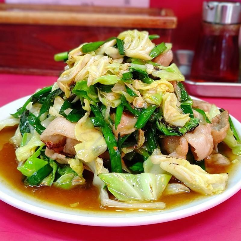 肉ニラ炒め(ラーメン 菜苑)