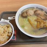 肉入りセット 麺大盛り