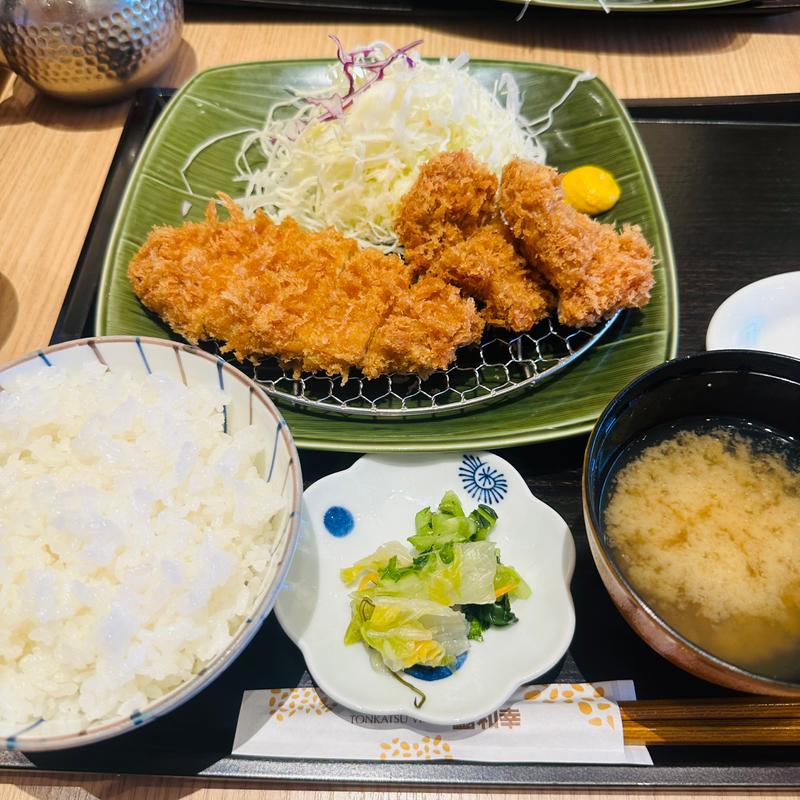 ひれロース盛合わせ御飯(とんかつ和幸 イオンモール橿原店 )