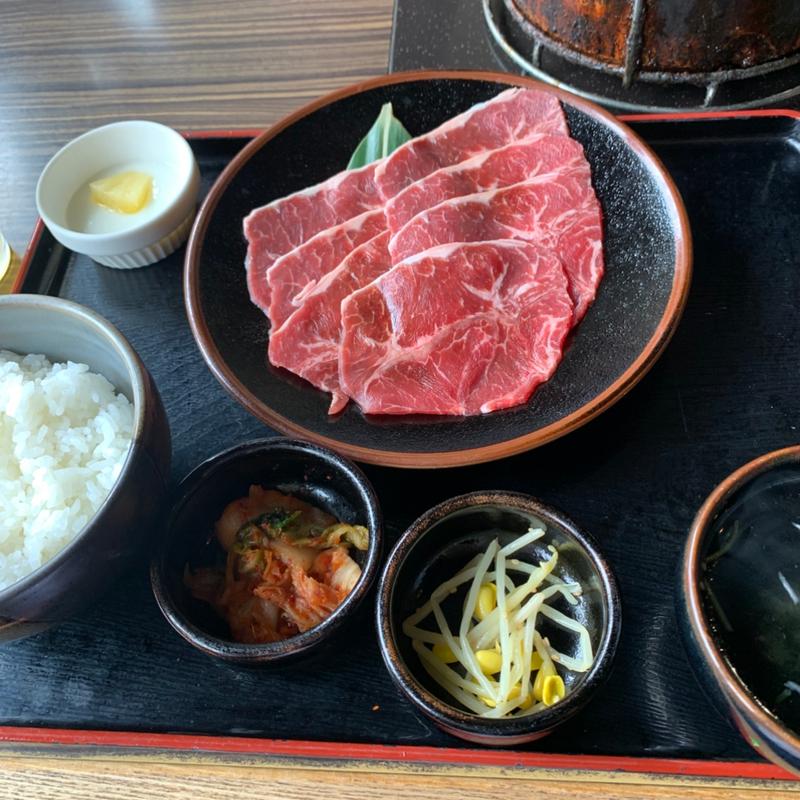 炙りミスジランチ(炭火焼肉 七輪房 北綾瀬店)