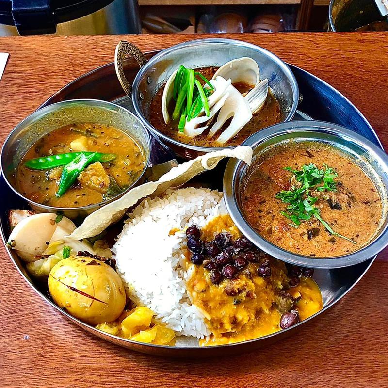 春カレーのSPECIAL CURRY PLATE(BLOCK HOUSE 水曜カレー)