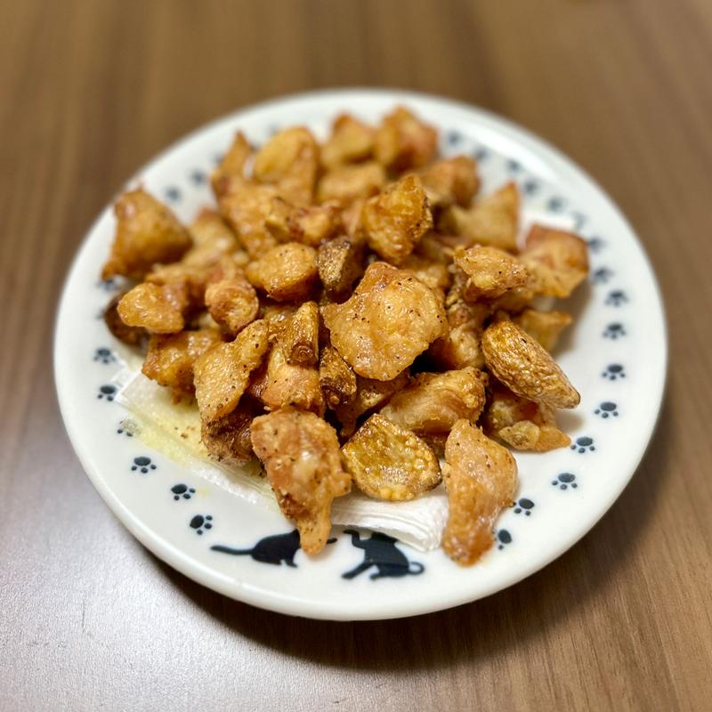 ぼんじり揚げ焼き にんにく入り(ベルクス 東墨田店)