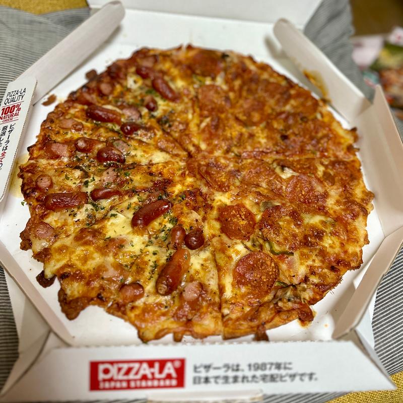 ハーフ＆ハーフ(ペパロニラバー、スパイシーソーセージ)(ピザーラ 墨田店)