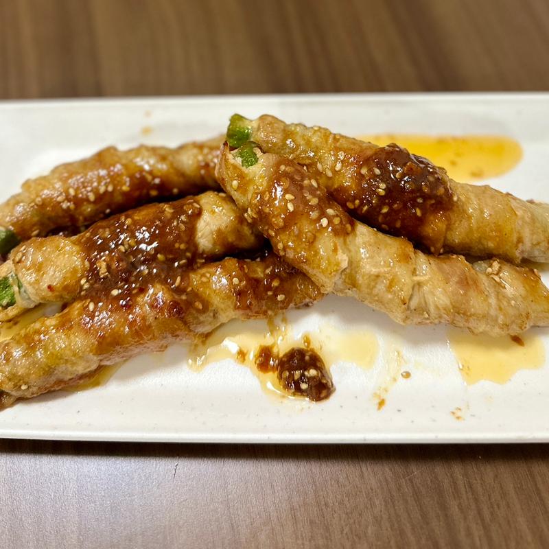 オクラの肉巻き(ベルクス 東墨田店)