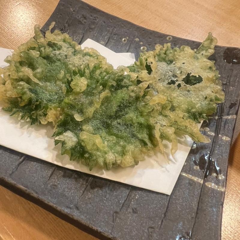 かにみそ天ぷら(や台ずし白子駅前町)