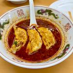 台湾ラーメンスープIN焼き餃子