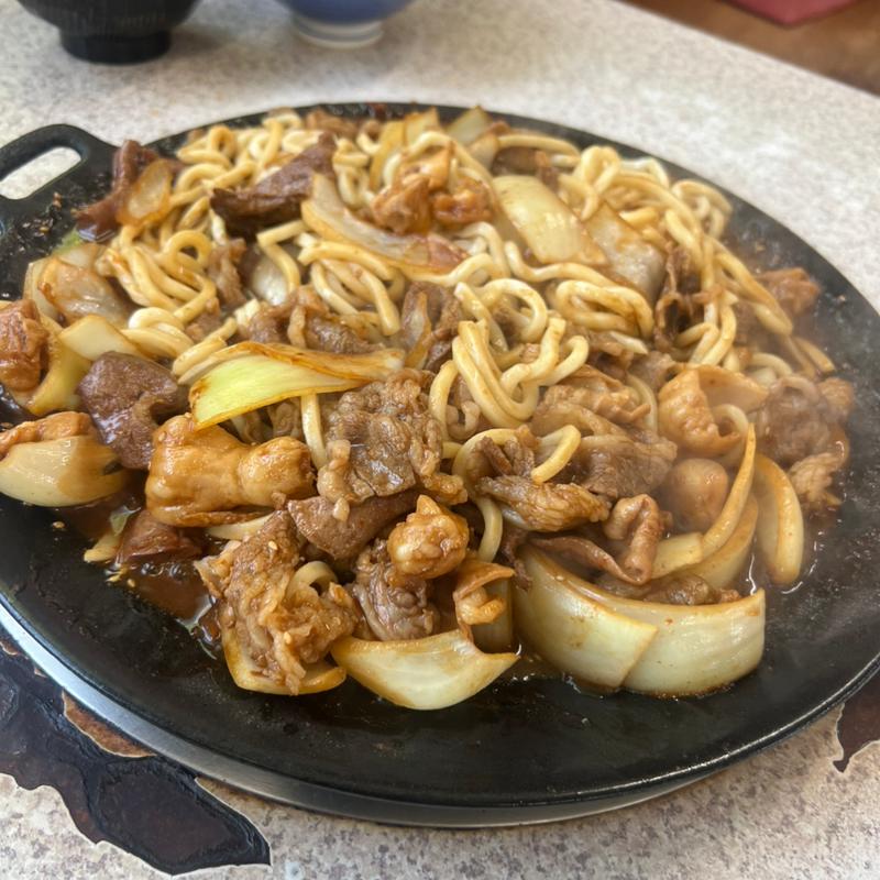 ミックス定食＋牛バラ定食＋鶏もも(伊賀食堂 )