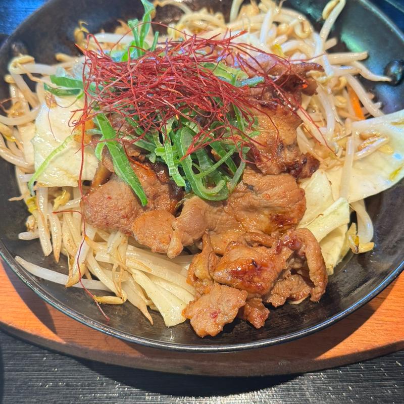 とんちゃん焼き定食(よりあい処 つしま)