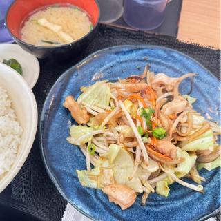 焼きホルモン定食(かちかち山大博町店)