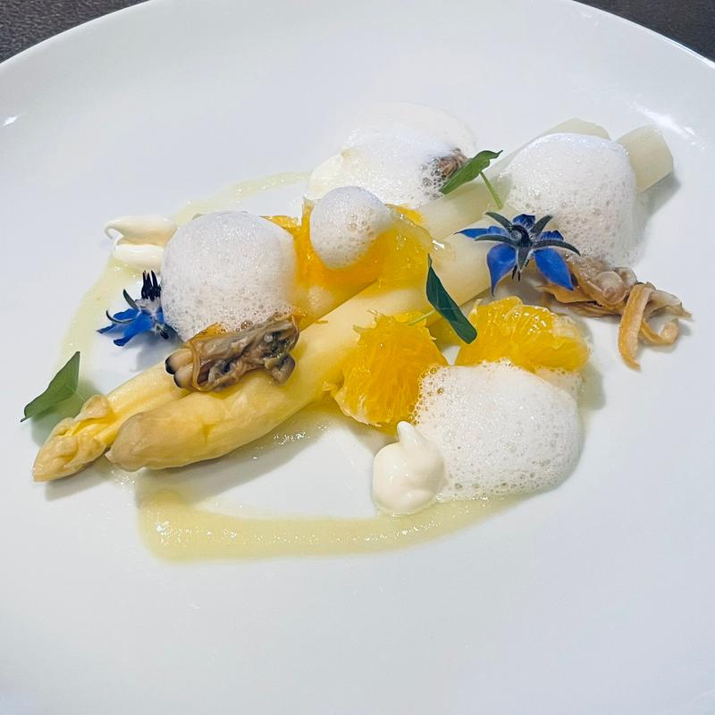 ホワイトアスパラ  柑橘 アサリ(デギスタシオン （DEGUSTATION）)