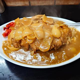カツカレー 大盛り