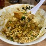 カレーまぜ麺 〆ご飯付き(麺屋 丈六)