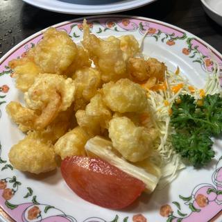海老の天ぷら(餃子の王将1号店)