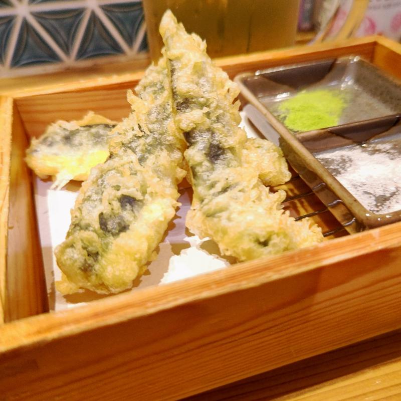 いわしの天ぷら(鮨・酒・肴 杉玉 大船)