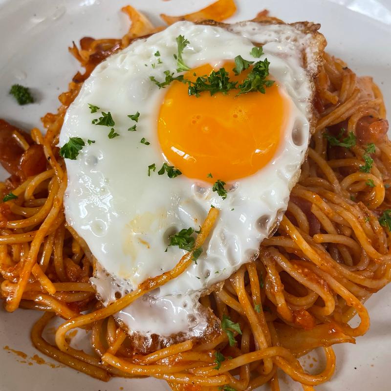 ナポリタン目玉焼きトッピング(蔦 )