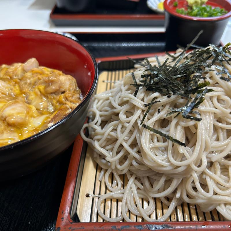 親子丼＋そば(名代 三勝(うどん·そば·丼物))