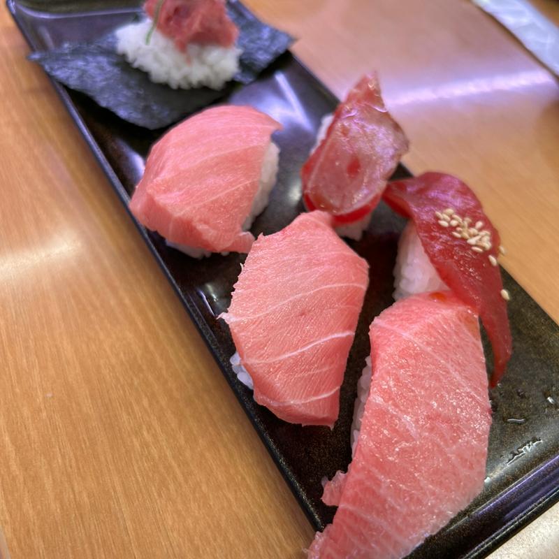 天然インド鮪6貫盛り(スシロー 精華町店 )