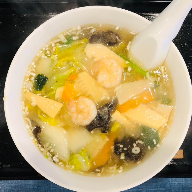 海老スープそば(町中華なすん家)