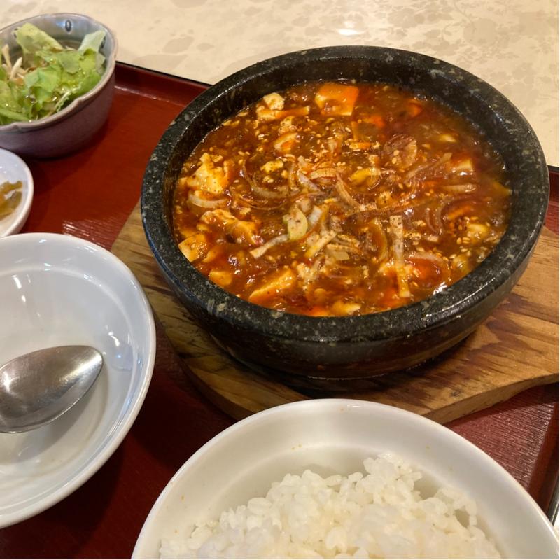 麻婆豆腐定食(中華料理 王府)