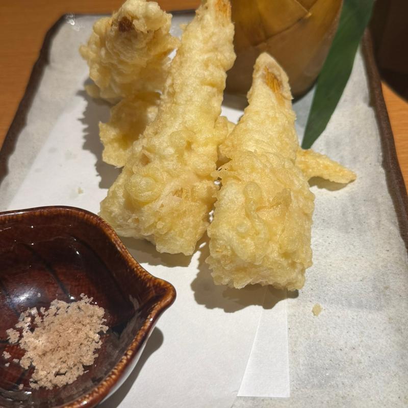 筍天ぷら(いかの墨 CIAL横浜ANNEX店)