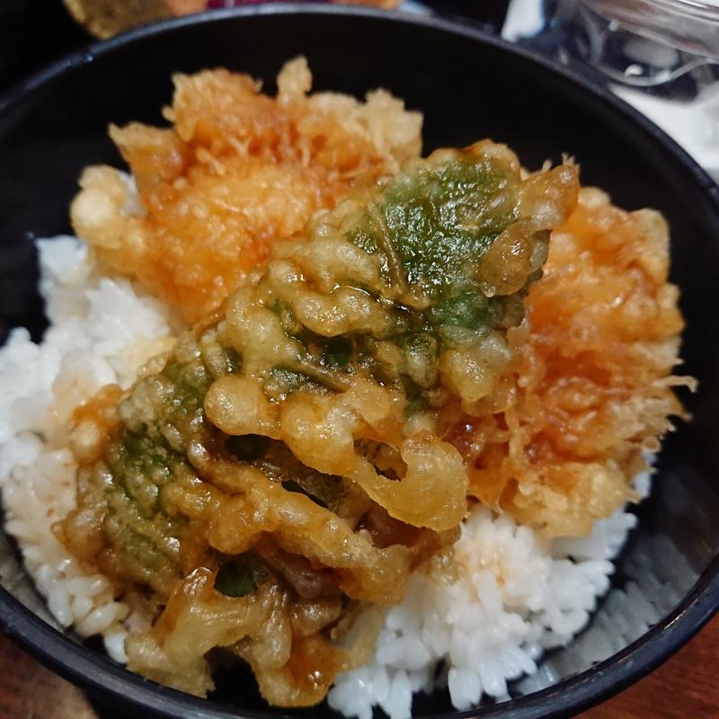 ミニイカ天丼(正直家 東雁来店)