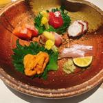 お造り盛合わせ(上本町 富喜)