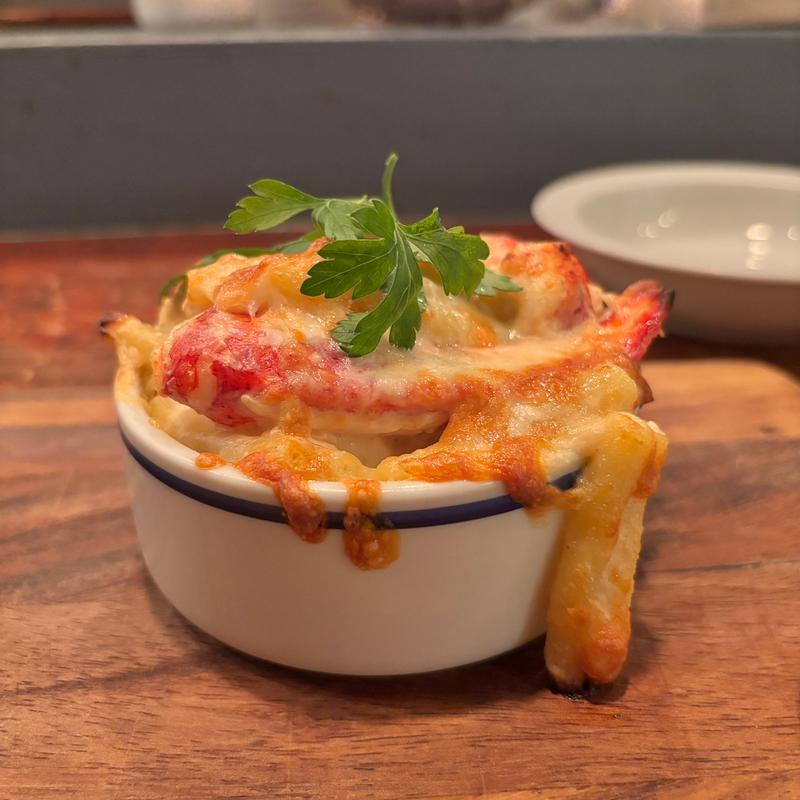 オマール海老の爪のグラタン(ata)