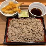 海老天小丼とそば