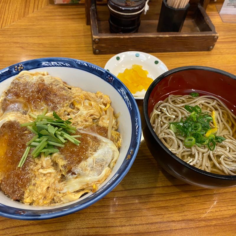 サービスかつ丼セット(どんぶり専門店 丼丼亭 新大阪駅味の小路店)
