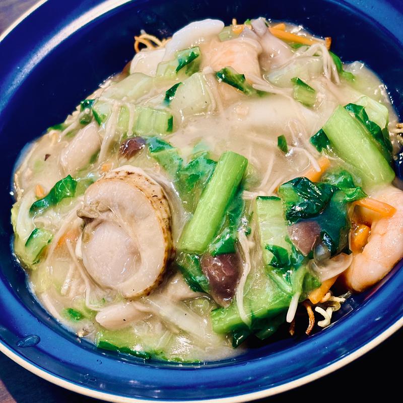 海鮮かた焼きそば(中国食酒坊 まつもと)