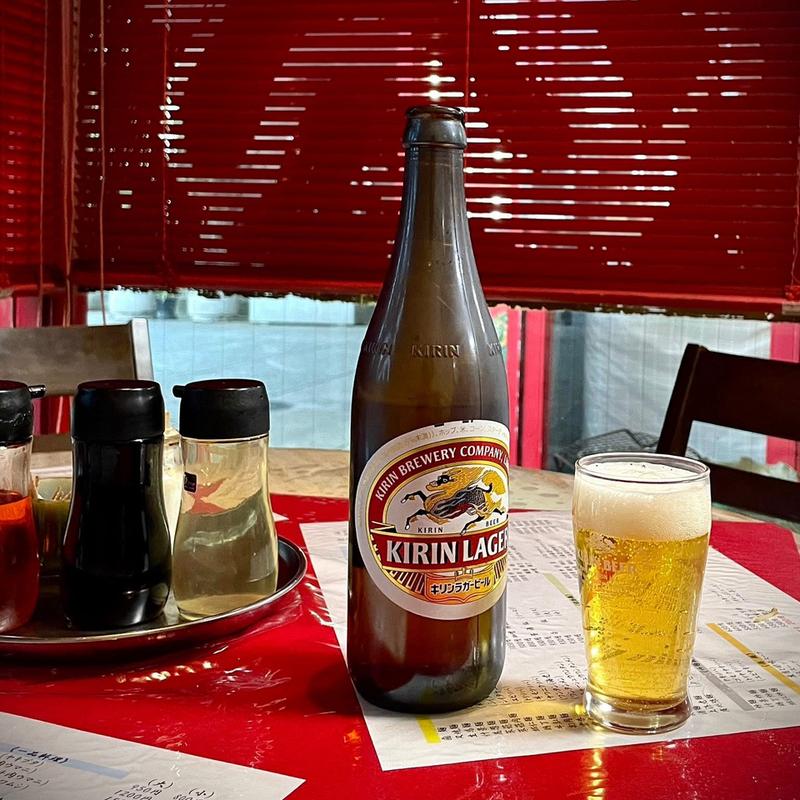 瓶ビール(中華料理 栄濱楼)