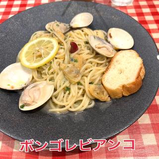 ハマグリとムキアサリのボンゴレビアンコ(ピアンタモッチ)