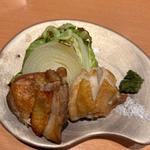 阿波尾鶏の塩焼き〜春キャベツを添えて〜
